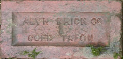 
'Alyn Brick Co Coed Talon' from Coed Talon Brickworks, Flintshire, © Photo courtesy of 'Old Bricks