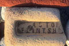 
'Aston Flintshire' type 3, from Aston Hall brickworks, Buckley, Flintshire © Photo courtesy of John Bromley