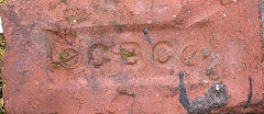 
'CBC', possibly from Castle Brick Co or Cardiff Brick Co, © Photo courtesy of 'Old Bricks'
