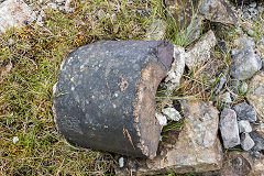 
'Castle Brick Co Buckley' coping stone, Buckley, Flintshire