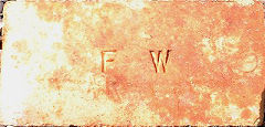 
'FW', for 'Flintshire White', © Photo courtesy of 'Old Bricks'