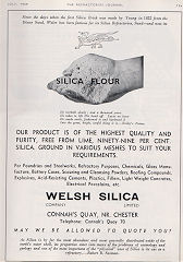 
'Welsh Silica Co Ltd' advert. The company may have been on this site.