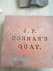 
'J. P. Connah's Quay' floor tile, © Photo courtesy of Kevin J Prince