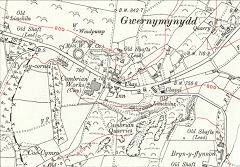 
Cambrian Brickworks, Gwernymynydd, near Mold, 1910, © Crown Copyright reserved