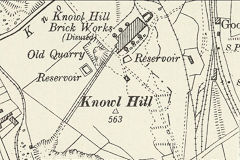 
Knowle Hill brickworks, Buckley, Flintshire, 1897, © © Crown Copyright reserved