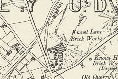 
Knowle Lane brickworks, Buckley, Flintshire, 1897, © © Crown Copyright reserved