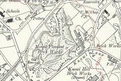 
Mount Pleasant  brickworks, Buckley, Flintshire, 1909, © Crown Copyright reserved