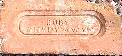 
'Ruby Rhydymywn' from the Ruby brickworks, © Photo courtesy of 'Old Bricks'