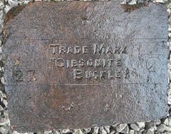 
'Trade Mark Gibsonite Buckley' from Buckley Brick & Tile Co Ltd, © Photo courtesy of The Buckley Society and 'Old Bricks'