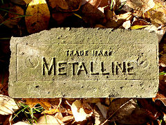 
'Trade Mark Metalline', from Buckley Brick & Tile Co Ltd, © Photo courtesy of Frank Lawson