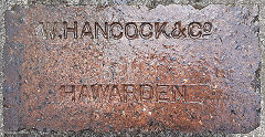 
'W Hancock & Co Hawarden', Lane End brickworks, Buckley, © Photo courtesy of David Bell and 'Old Bricks'
