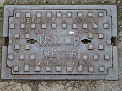 
'Herbert & Young NSMWB Meter Coleford Glos', Newport & South Monmouthshire Water Board, Chepstow, June 2021