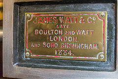 
'James Watt & Co late Boulton and Watt London and Soho Birmingham 1884', Papplewick, Notts, July 2019