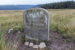 
'CHL Boundary of Minerals Settled by Act of Parliament 1839', stone 4, Mynydd Maen