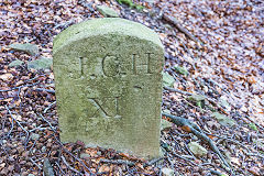 
'JCH XI', John Capel Hanbury, with 'E' Edlogan on reverse, Blaen Bran, Upper Cwmbran