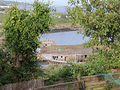 Barry Dock No 3 Dock, the basin, May 2025