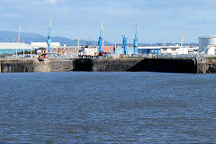
Cardiff Dock entrance lock, October 2010