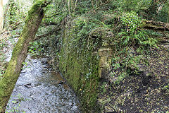 
Cefn Cribbwr Ironworks, brickworks sidings bridge, September 2020