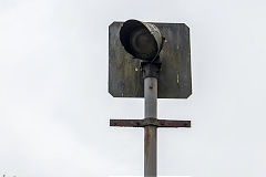 
Llangeinor level crossing warning lights, Garw Valley, October 2018