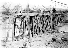 
Rhydyfelin Viaduct construction