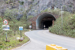 
Lesser Garth dolomite quarry road tunnel, May 2016