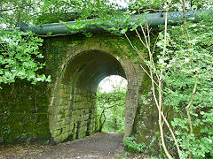 
Nant Brynnau bridge, Barry Railway, Taffs Well, June 2012