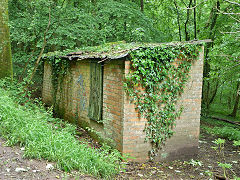 
Fforest Ganol, believed to be a valvehouse for the water main, Tongwynlais, June 2012