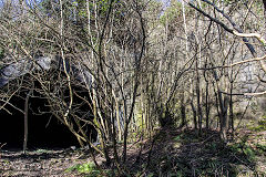 
Tunnel under the Cardiff Railway embankment for the millrace to the tinplate works, Treforest, March 2018