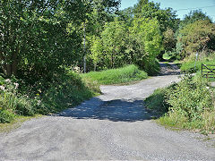 
Course of the Aberdare Canal from the junction, Abercynon, September 2012