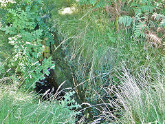 
Pont-y-dderwen water channels, Cefn Glas, September 2012