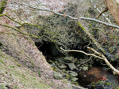 
The Taff Vale Extension Railway tunnel at Cefn Glas, going through to the Cynon Valley, March 2013