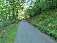 
The Merthyr Tramroad (or Pen-y-darren Tramroad) looking South, Quakers Yard, September 2012