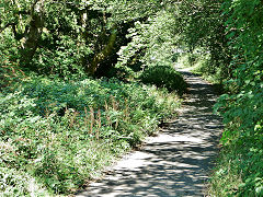 
The Glamorganshire Canal looking North at Tair-gefail, Pont-y-gwaith, September 2012