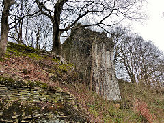 
The TVER Aberdare viaduct abutments, Edwardsville, March 2013