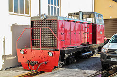 
Seda Peat Railway, Latvia TU7 '1698' built by 'Kambarka Co', Russia in 1981, regauged from 762mm to 2ft at Pant works, March 2020