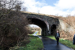 
The Vale of Neath Railway's bridge over the Glamorganshire Canal, April 2018