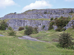 
Morlais Castle Quarries, the first Western quarry, September 2021