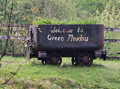 
Dram outside Green Meadow Farm, April 2025