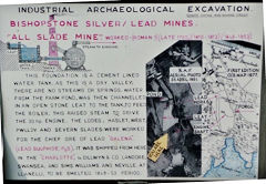 
All Slade mine information board, Brandy Cove