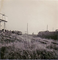 
East Dock, Swansea, '45682 Trafalgar', '31856', 31849', '31812', '31913' in 1964