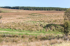 
The Brecon Forest Tramroad looking South, September 2014