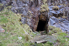 
The trial level, Britannia Copper Mine, Snowdon, April 2014