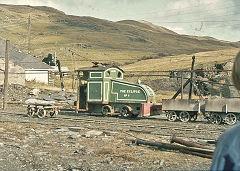 
No 4 'Eclipse', Llechwedd Quarry, Blaenau Ffestiniog, October 1974