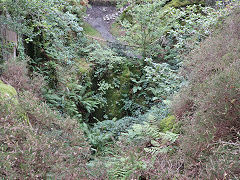 
Dolgoch trial level 1 quarry or shaft, October 2024