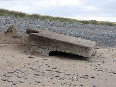 
Pillbox 1 on Towyn beach, October 2024