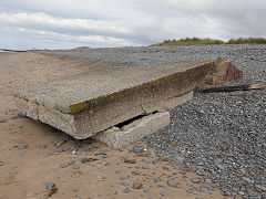 
Pillbox 1 on Towyn beach, October 2024