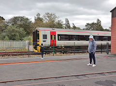 
'158 839' leaves Aberystwyth, October 2024