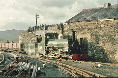 
'Linda', Boston Lodge, Ffestiniog Railway, October 1974