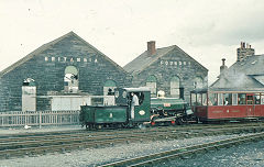 
Britannia Foundry and 'Linda', Porthmadoc, October 1974