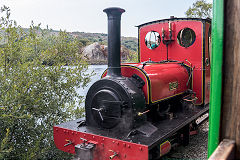 
No 1 'Elidr', HE493 of 1889, Llanberis Lake Railway, July 2018